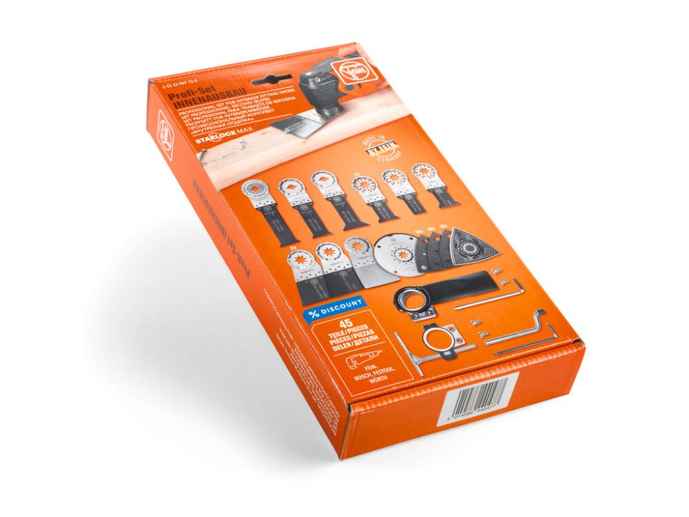 Tarvikesarja Fein Profi-Set StarlockMax Sisärakennus 45 kpl