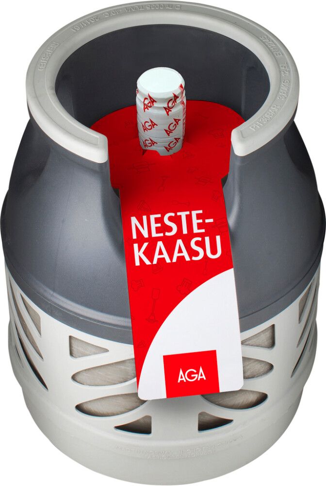 Nestekaasu AGA Komposiittipullo 5 kg Kuori
