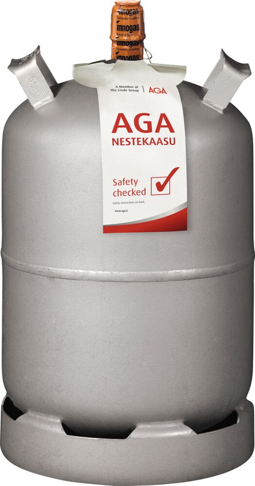 Nestekaasu AGA Teräspullo 11 kg KV Kuori