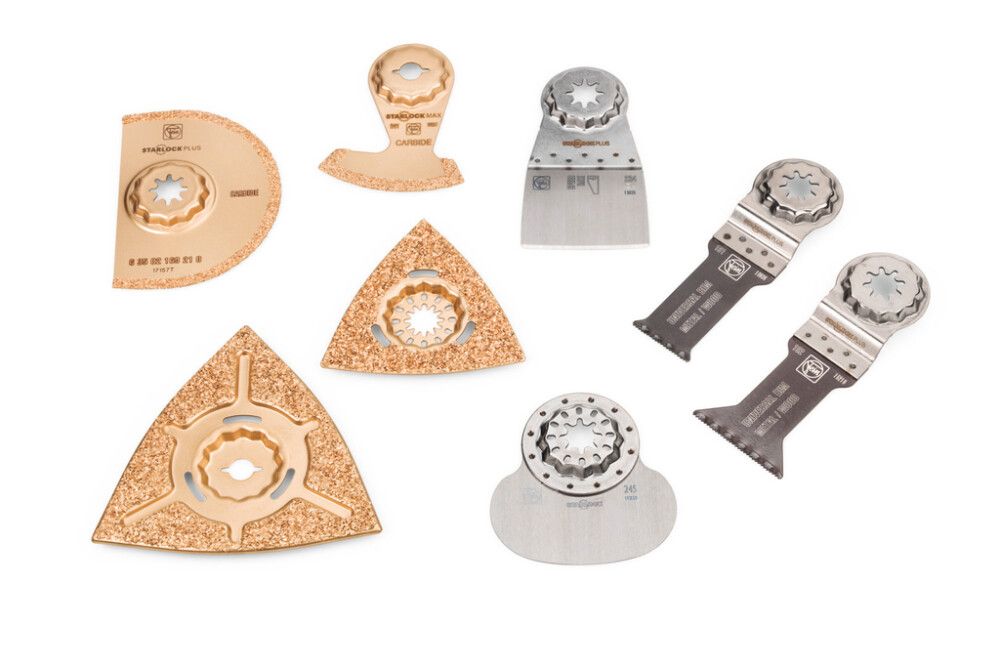 Tarvikesarja Fein Profi-Set StarlockMax Lämmitys ja saniteetti 8 kpl