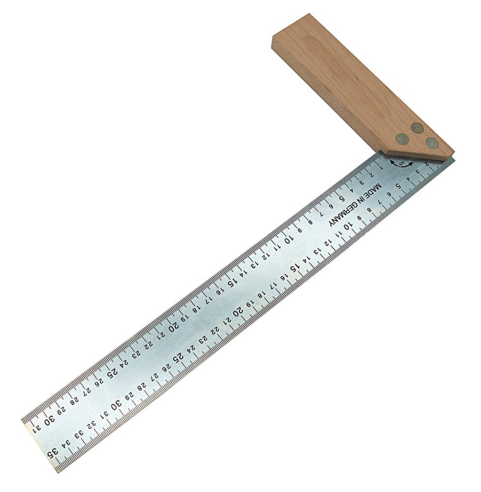 Suorakulma Heka 350 mm pyökki