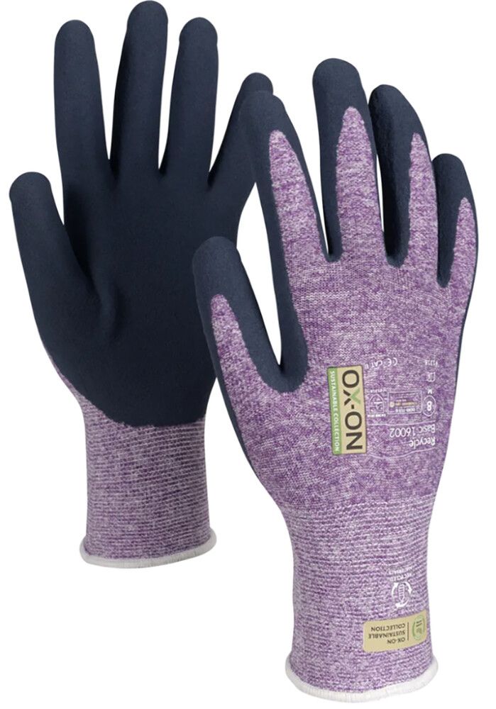 Työkäsine OX-ON Recycle Basic 16002 vaaleanpunainen
