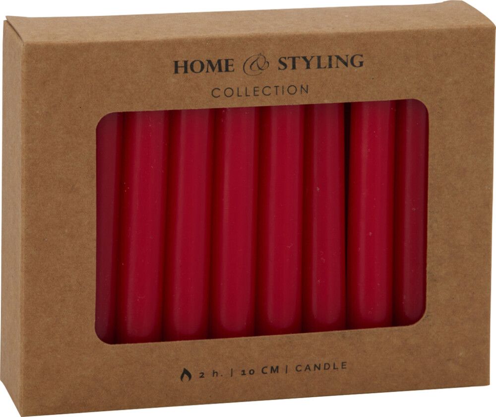 Joulukuusenkynttilät 20 kpl punainen