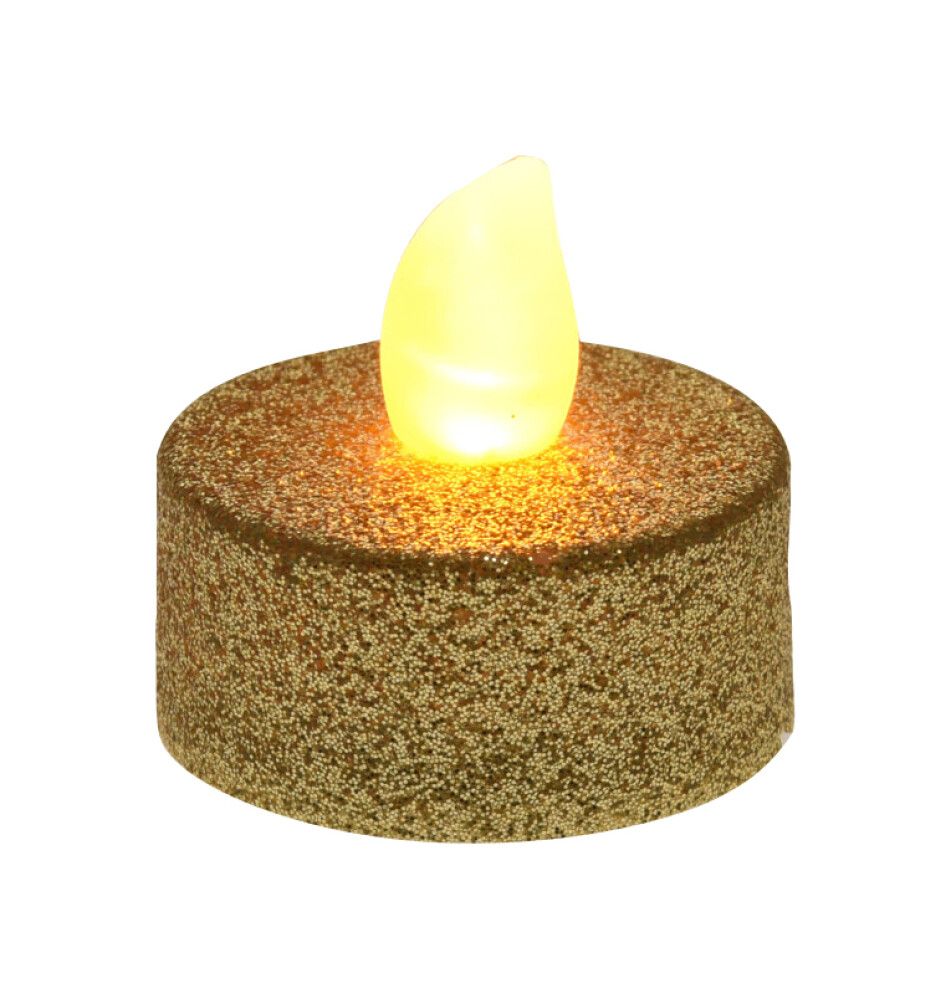LED-kynttilä 6 kpl kultainen