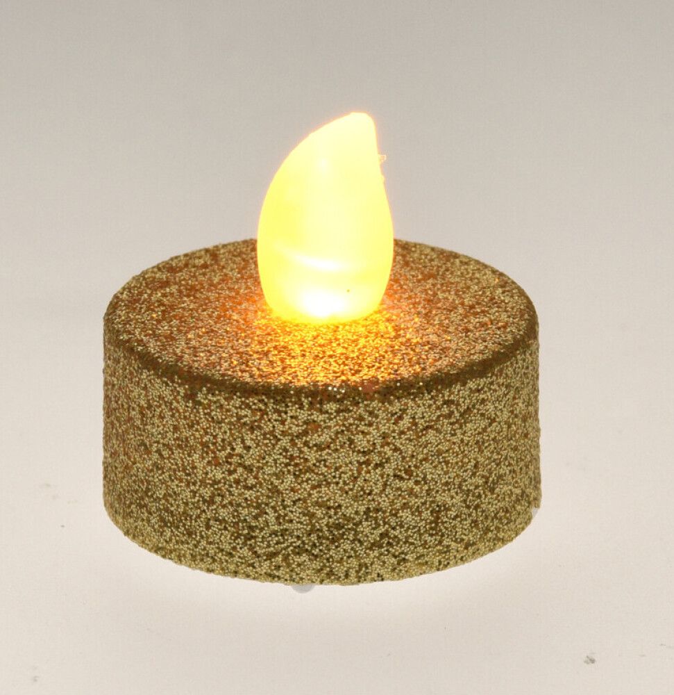 LED-kynttilä 6 kpl kultainen