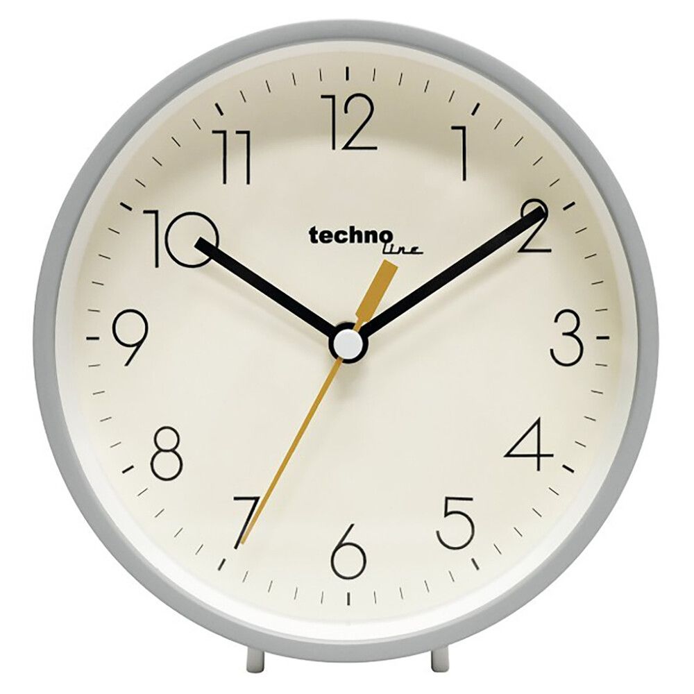 Seinäkello Technoline Modell H harmaa Ø 14 cm