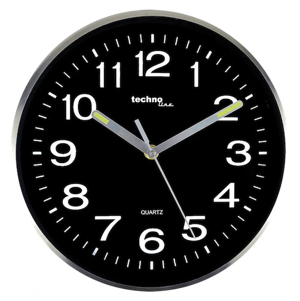 Seinäkello Technoline WT 7620 musta Ø 25 cm