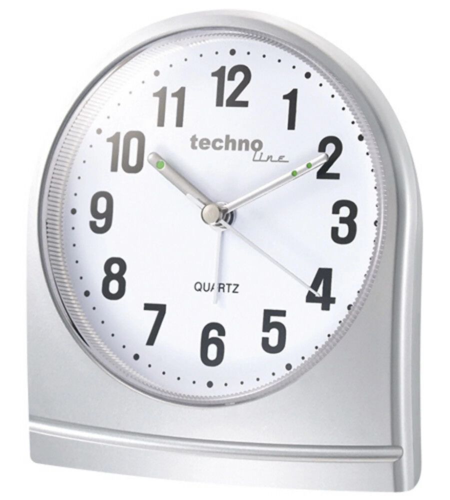 Herätyskello Technoline Modell SL hopea 9,5 x 11 cm