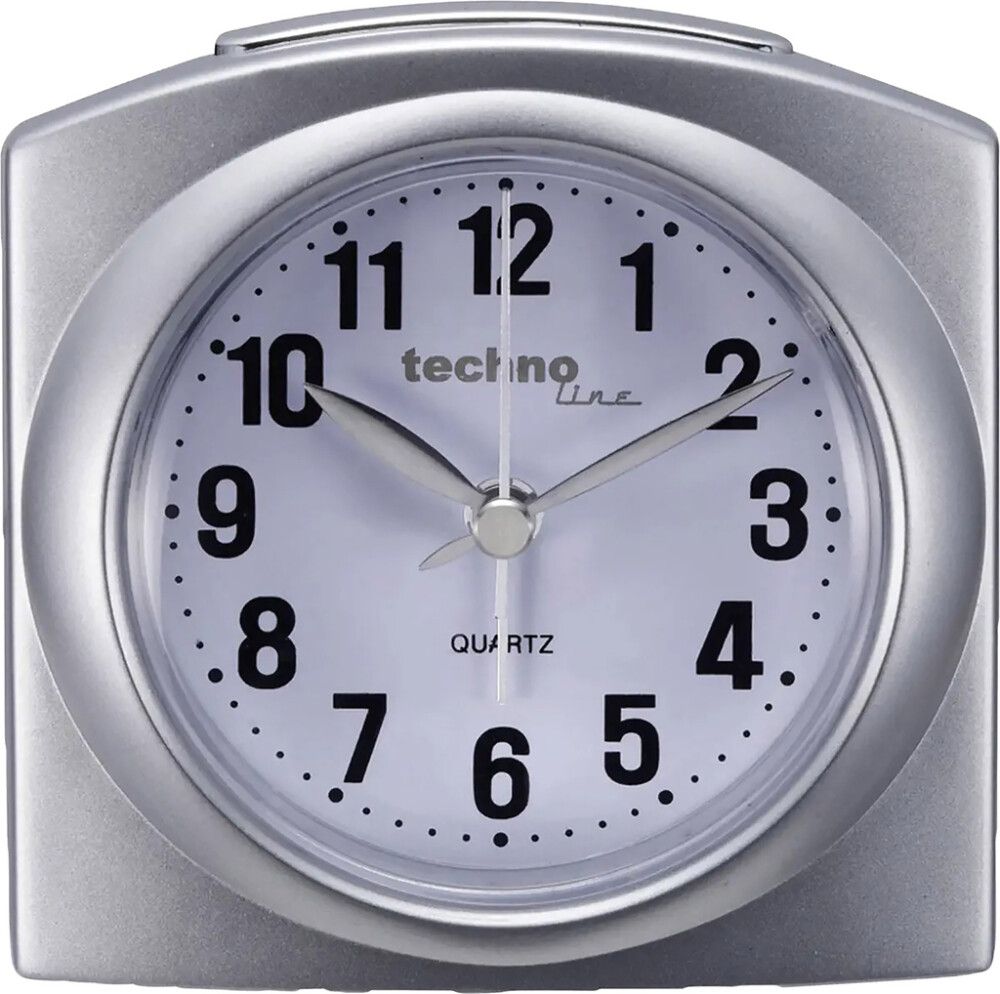 Herätyskello Technoline Modell L hopea 8,1 x 8,1 cm