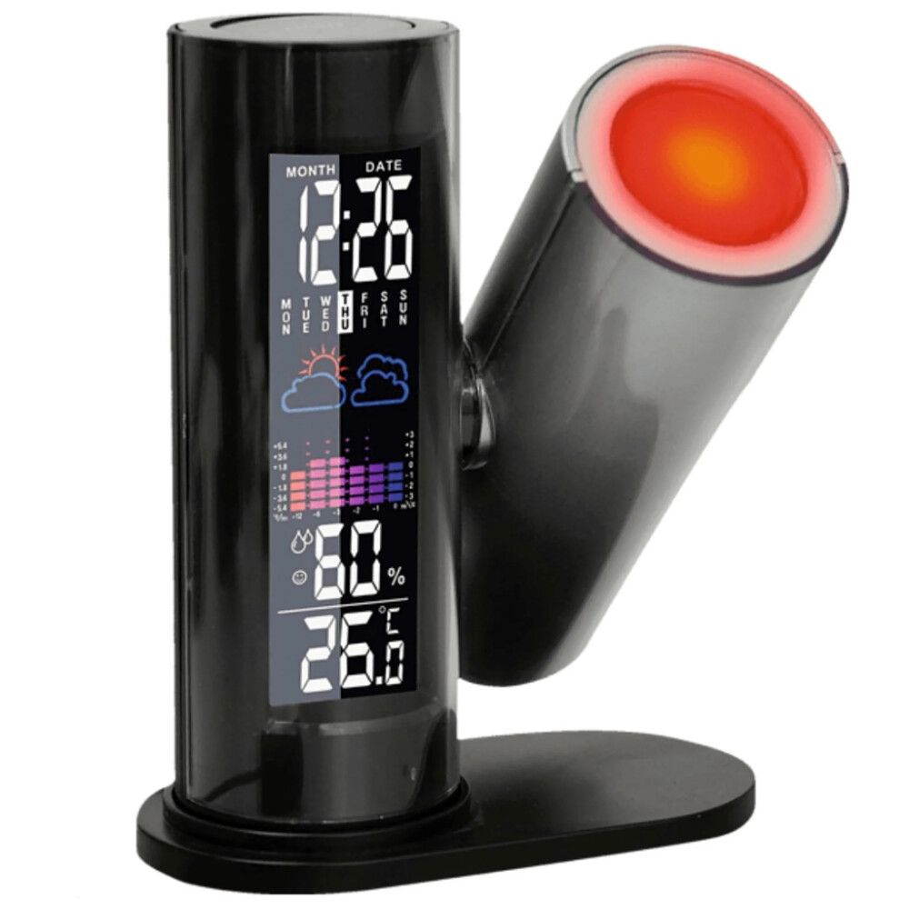 Digitaalinen kelloradio projektorilla Technoline WT 514 musta 11,6 x 14,2 cm