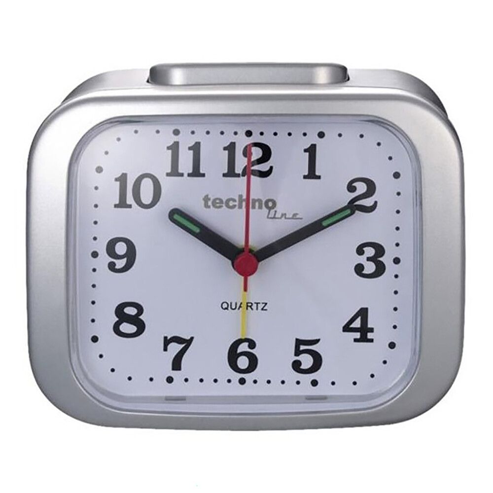 Herätyskello Technoline Modell XL hopea 11 x 8,4 cm