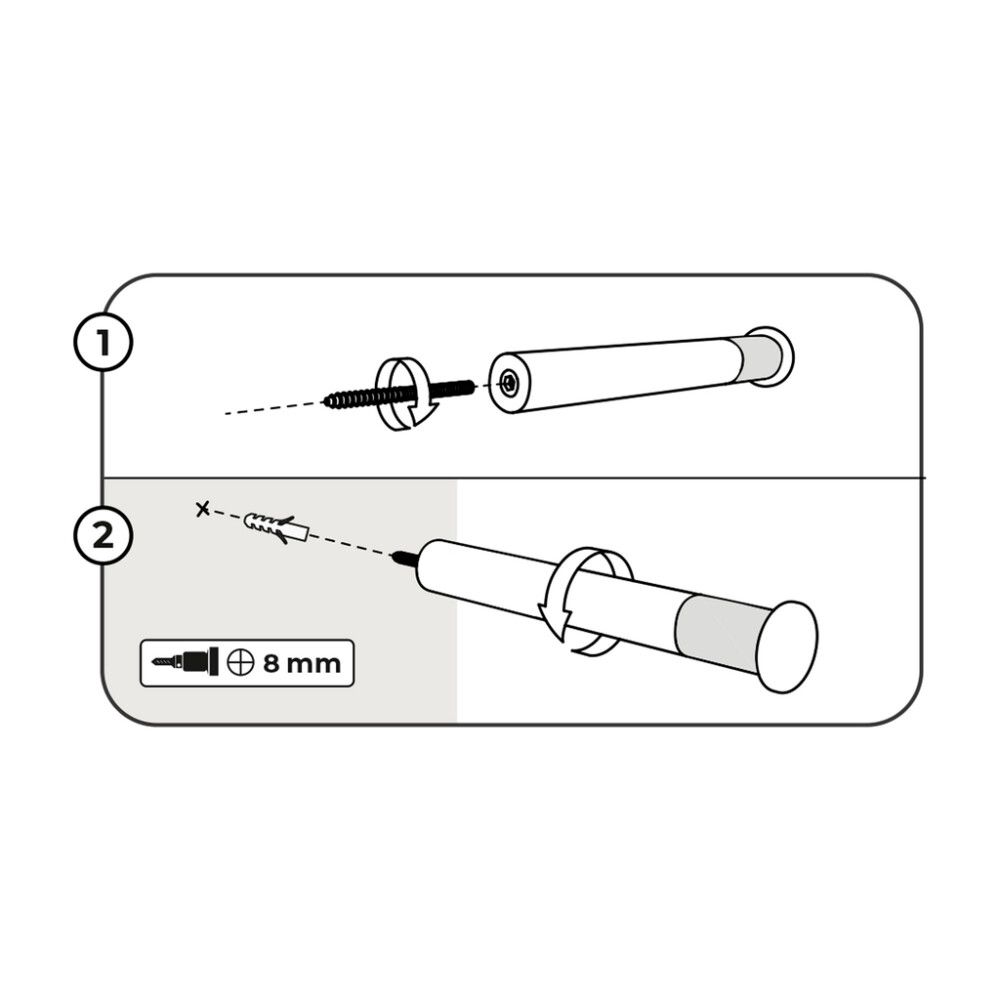 Polkupyörän seinäkiinnikkeet REI 5 x 39 cm 2 kpl