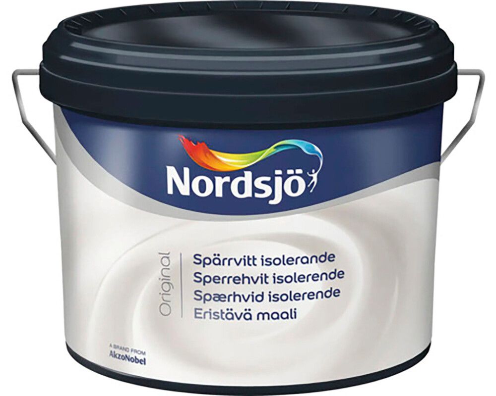 Eristävä maali Nordsjö Original Valkoinen 10 l
