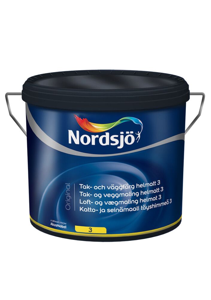 Katto- ja seinämaali Nordsjö Original 3 Valkoinen 10 l