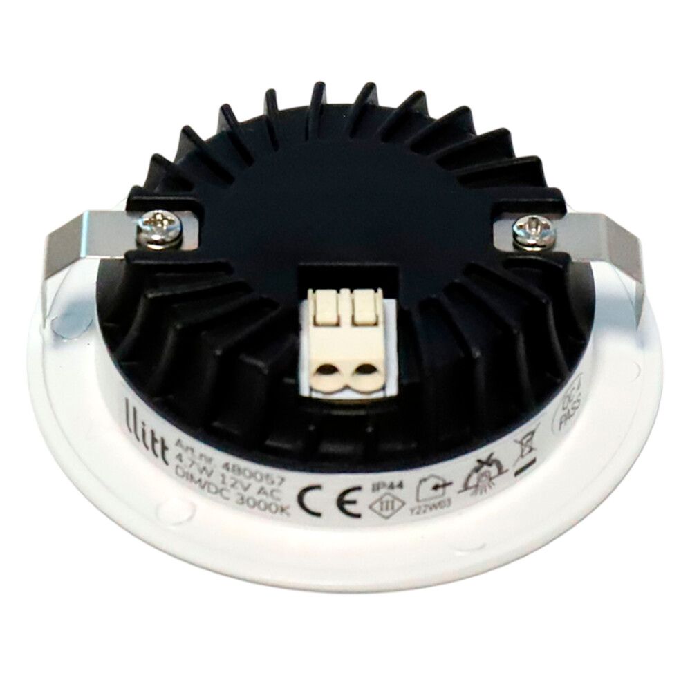 Uppospotti llitt Alice 1-os valkoinen Ø 7 cm IP44