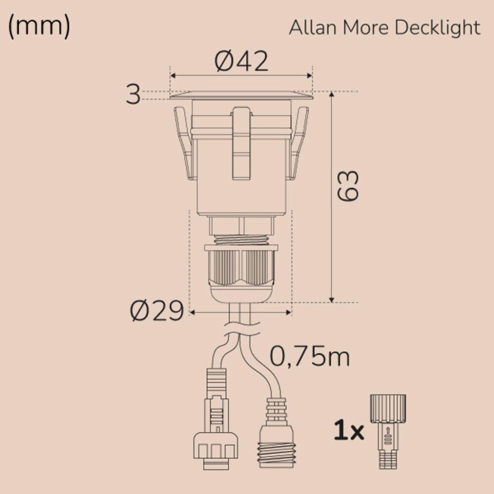 Upotettu Spottivalaisin Llitt Allan More