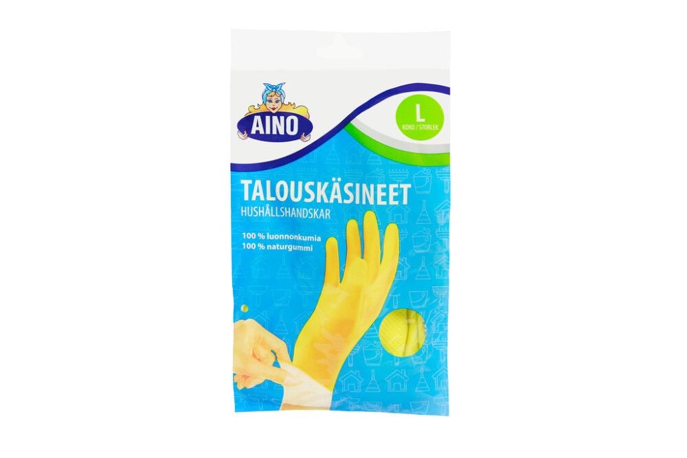 Talouskäsineet Aino Keltainen