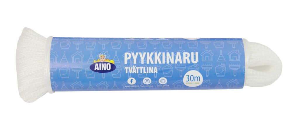 Pyykkinaru Aino Valkoinen 30 m