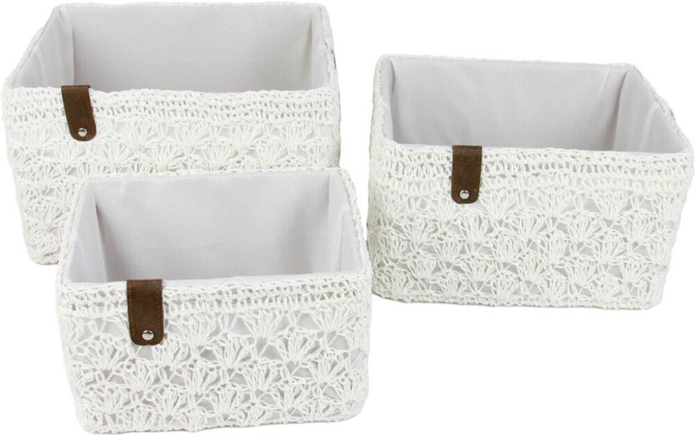 Paperinarukori Valley 28 x 21 x 17 cm Valkoinen