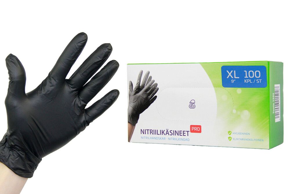Nitriilikäsineet XL 100 kpl