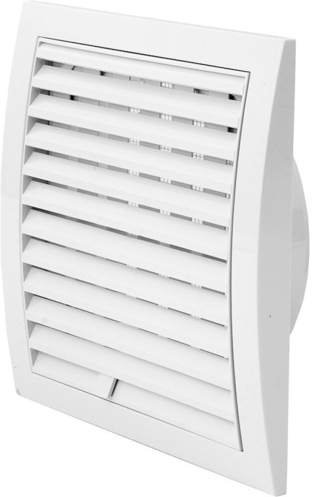 Tuuletusritilä Europlast Valkoinen 190 x 190 mm ⌀ 125 mm Säädettävä