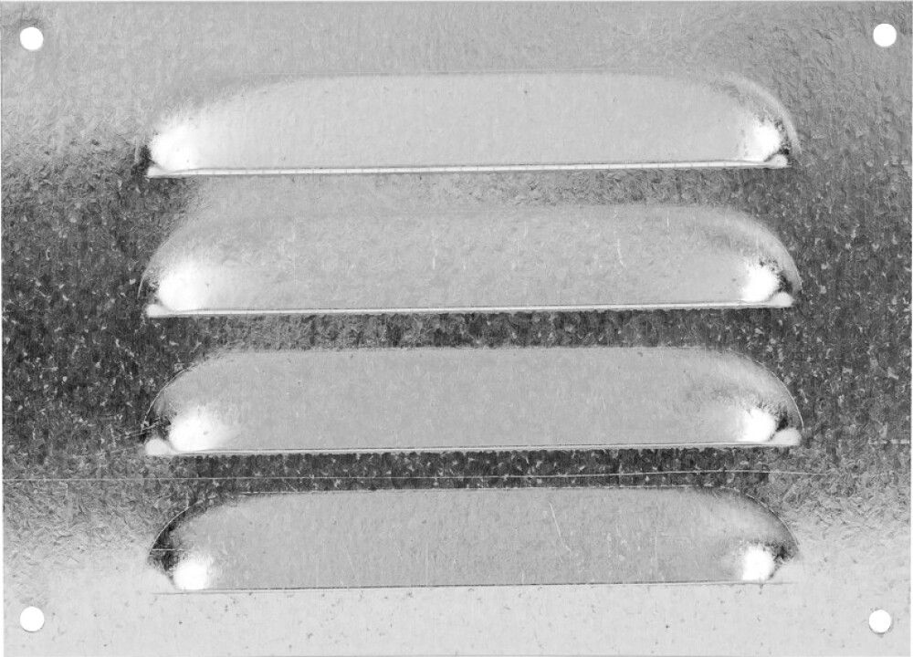 Tuuletusritilä Europlast Galvanoitu 135 x 100 mm