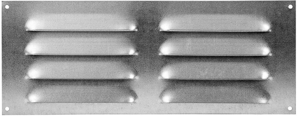Tuuletusritilä Europlast Galvanoitu 255 x 100 mm