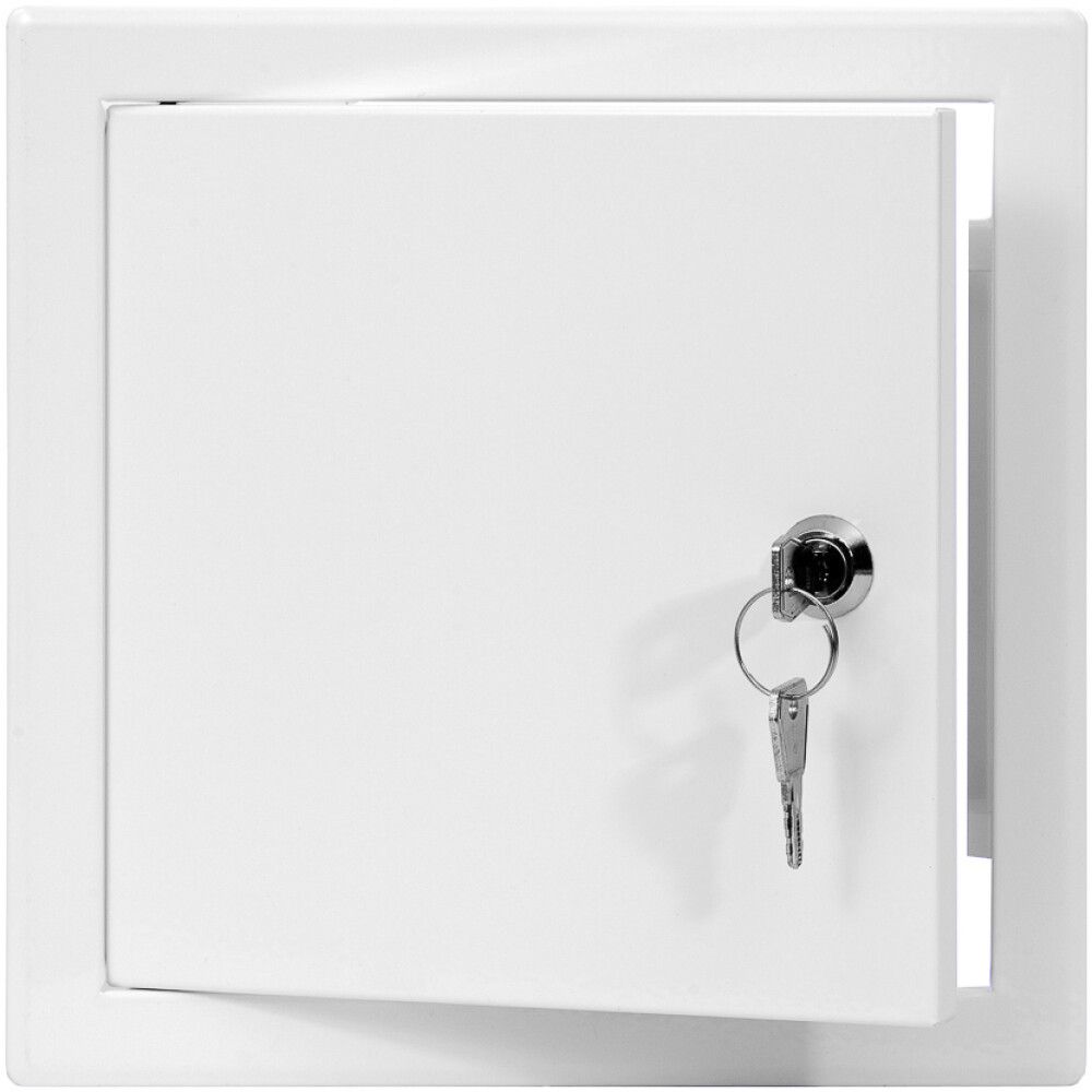 Tarkistusluukku metallia Europlast lukolla, 600 x 600 mm