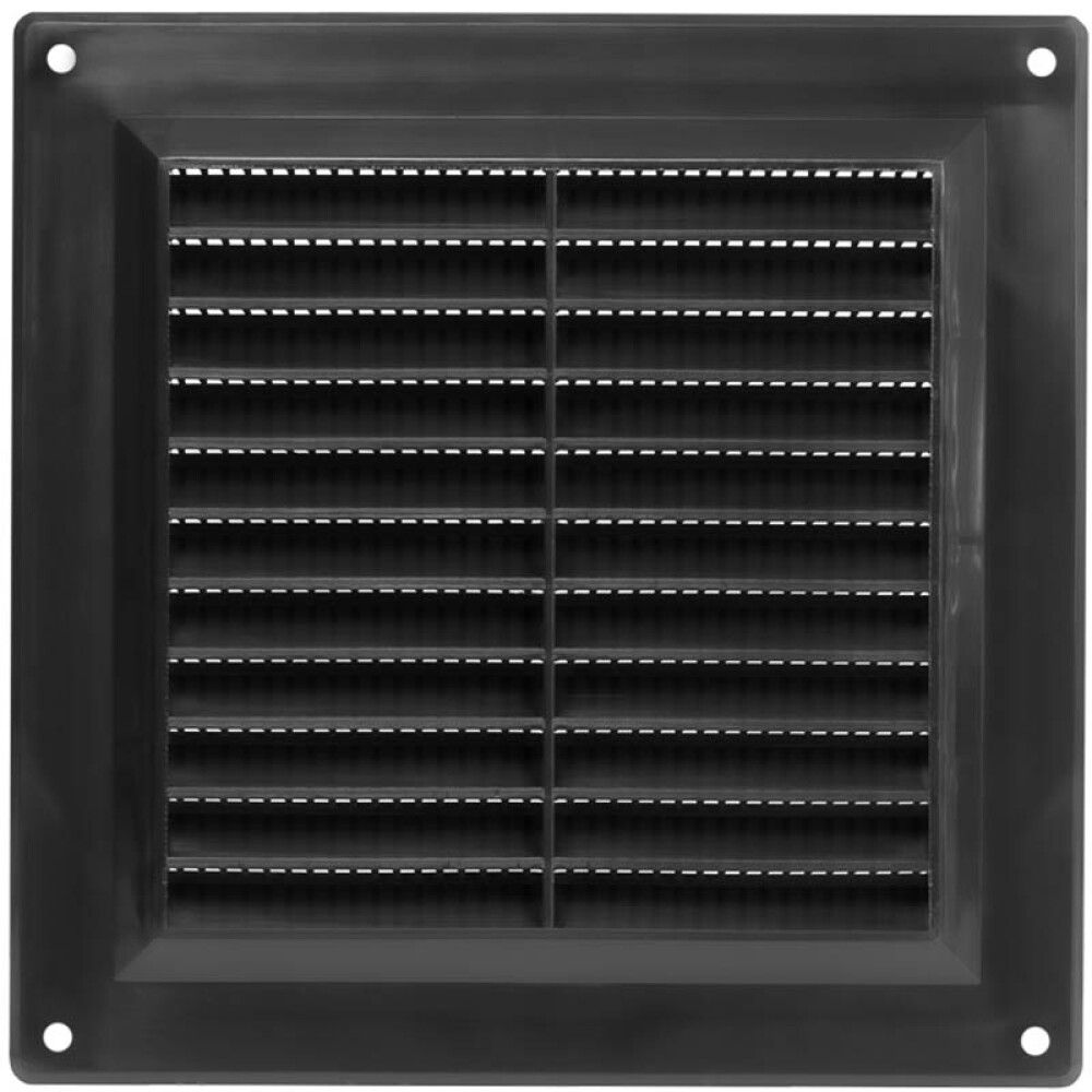 Säleikkö Europlast VR1515M Musta 150 x 150 mm