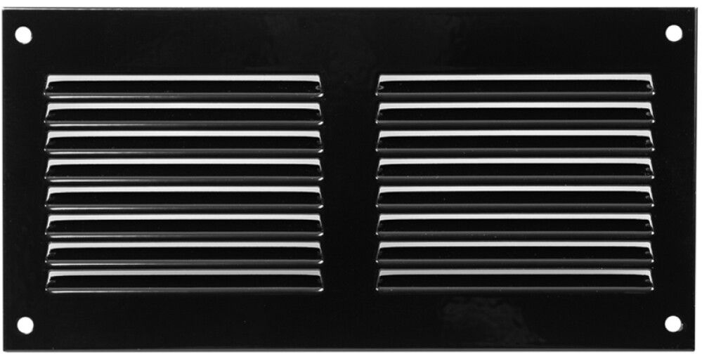 Säleikkö Europlast MR2010M Musta 200 x 100 mm