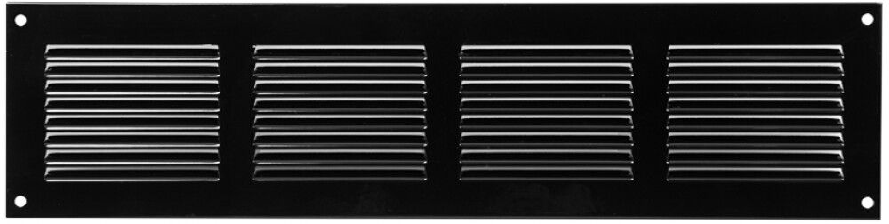 Säleikkö Europlast MR4010M Musta 400 x 100 mm