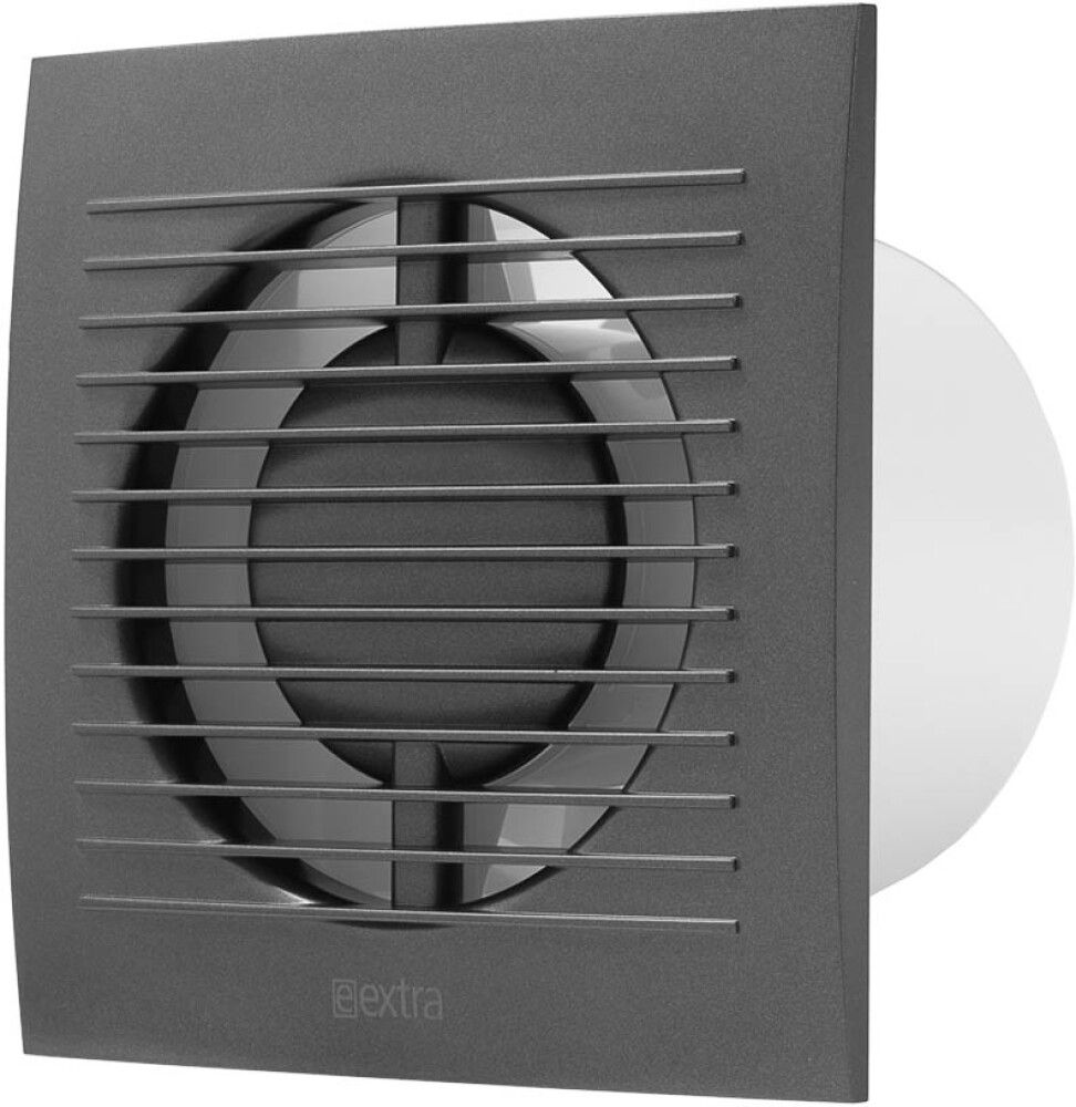 Sähkötuuletin Europlast E-Extra EE100HTA Antrasiitti Ø99 mm