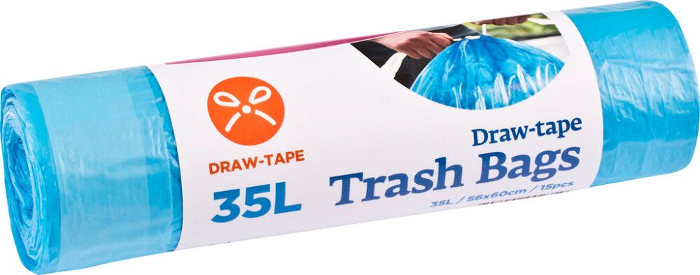 Roskapussi Sulkijalla McLean 35 l 15 kpl