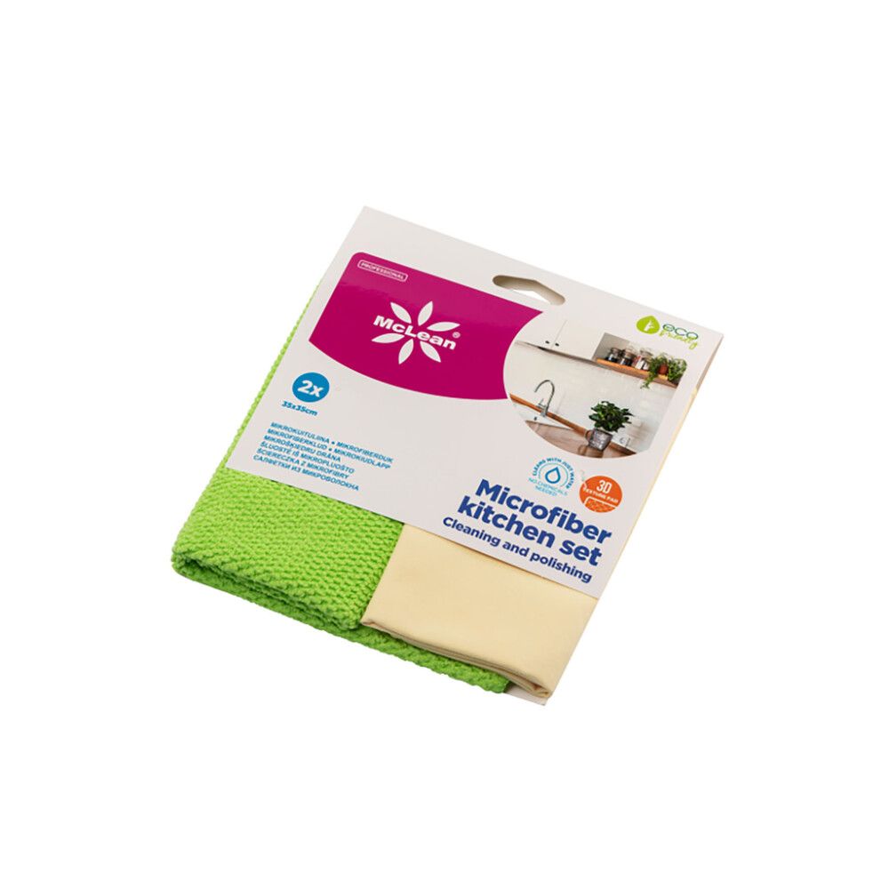 Mikrokuituliinat McLean 35 x 35 cm 2 kpl