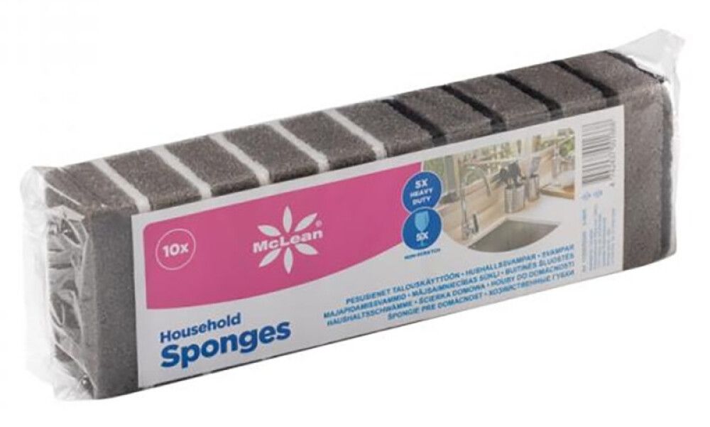 Hankaussieni McLean harmaa  8 x 5,5 x 2,5 cm 10 kpl/pkt