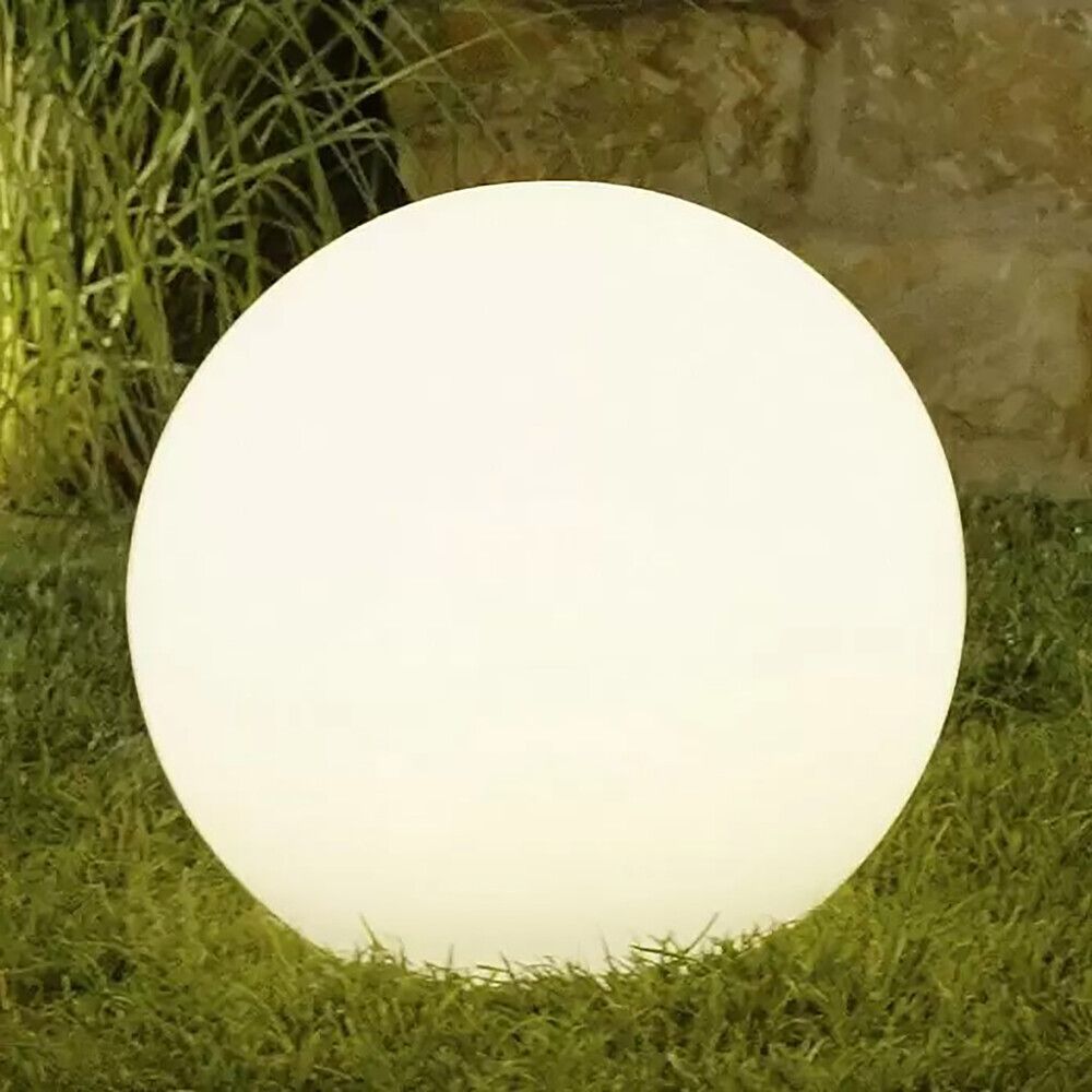Solarpallo valkoinen Ø 40 x 38 cm IP67