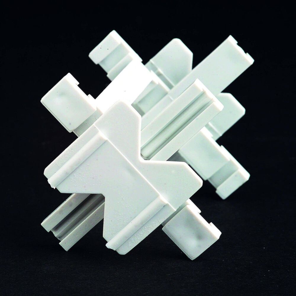 Lasitiilen asennusristi 80 mm tiilille