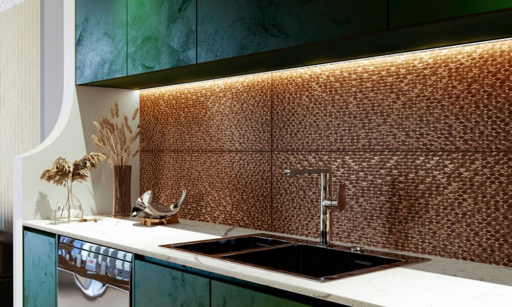 Seinälaatta Vesta Copper 30 x 90 cm