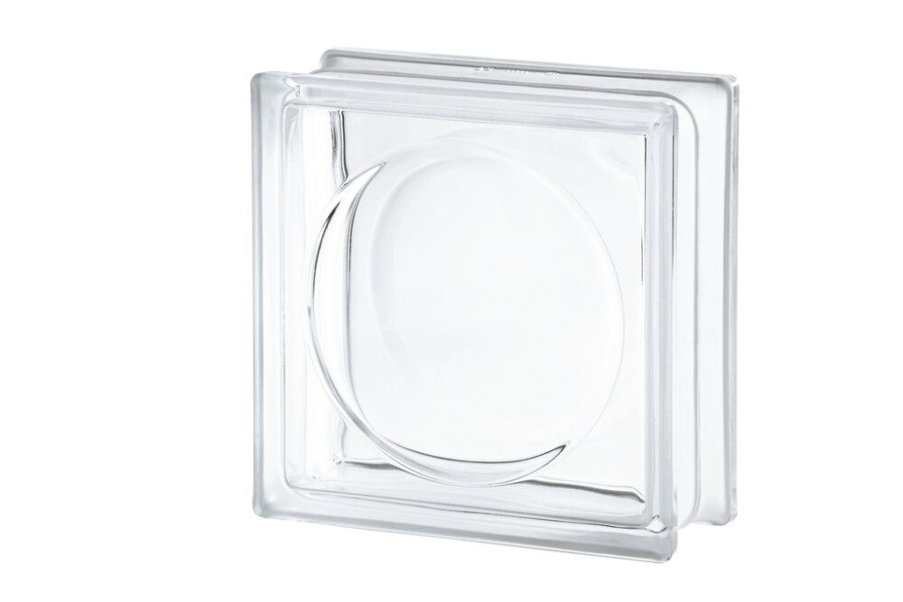 Lasitiili Alpha 19 x 19 x 8 cm väritön