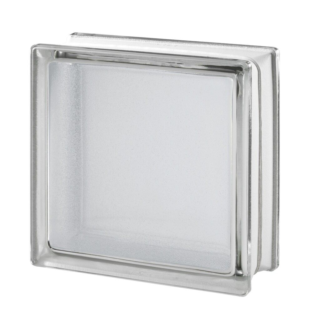 Lasitiili Arctic sileä 19 x 19 x 8 cm väritön kuvioitu