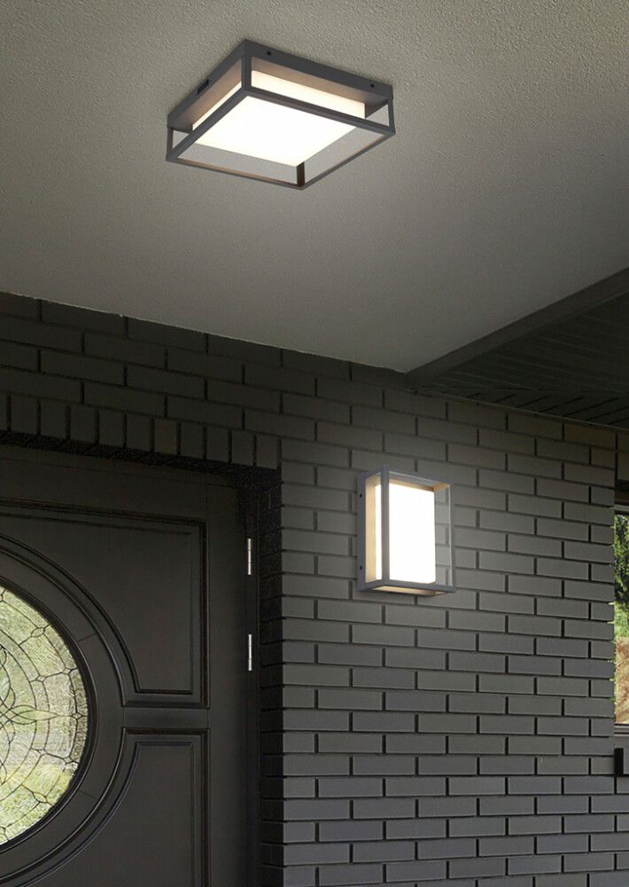 Ulkoseinävalaisin Trio Witham Antrasiitti