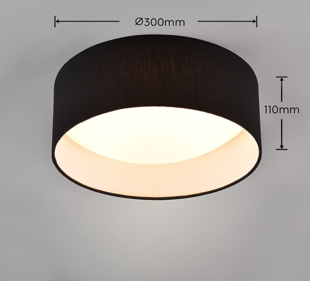 Kattovalaisin Trio Locarno Musta