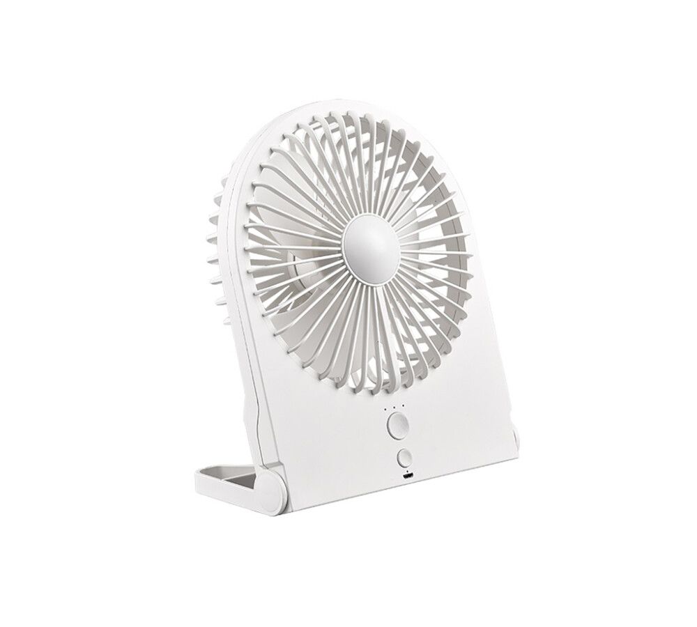 Pöytätuuletin Trio Breezy valkoinen 23 cm