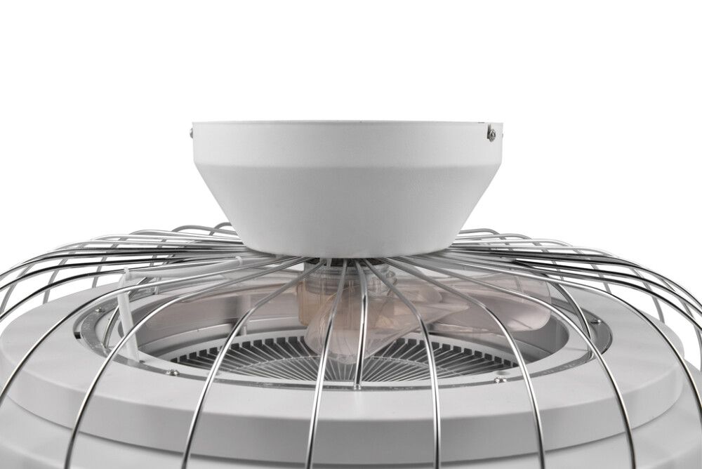 Tuuletinvalaisin Trio Sandfjord WiZ kromi Ø 52 cm