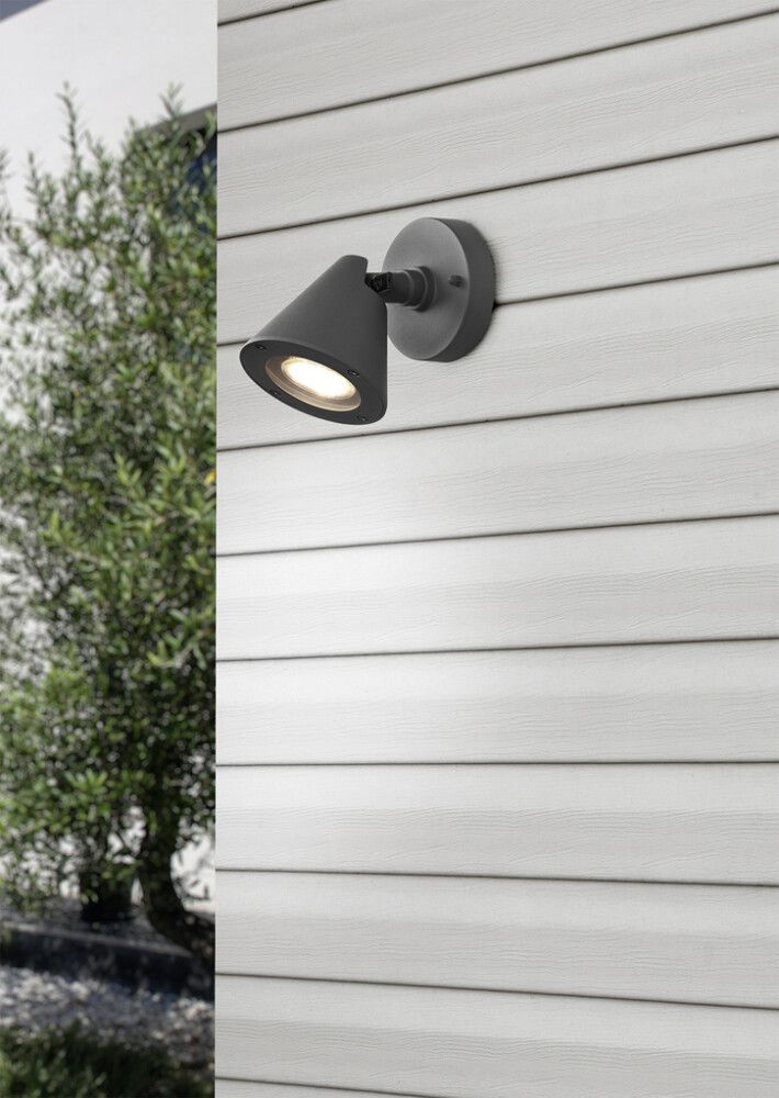 Ulkoseinävalaisin Trio Kaveri Antrasiitti