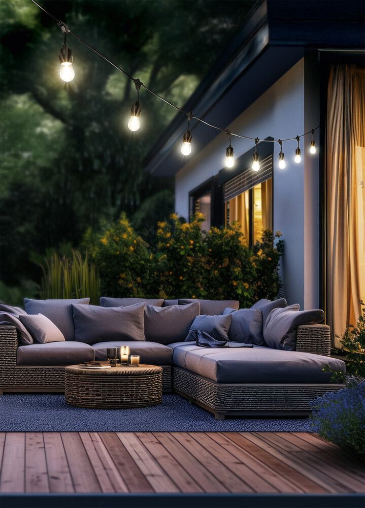 Ulkovalosarja Trio Chain 10-os E27