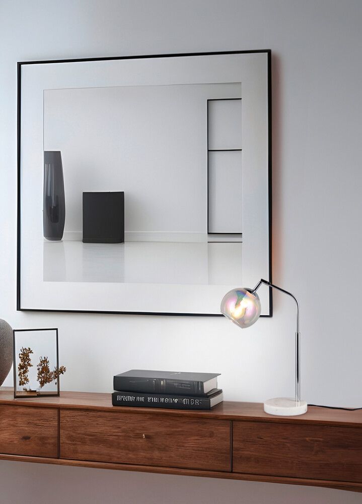 Pöytävalaisin Trio Paxton kromi 45 cm