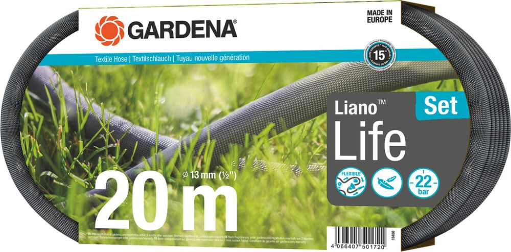 Puutarhaletku Gardena Liano Life 20 m 13 mm