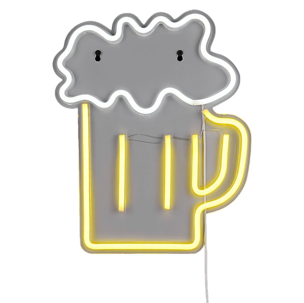 Neonkyltti Trio Beer 29,5 x 36 cm