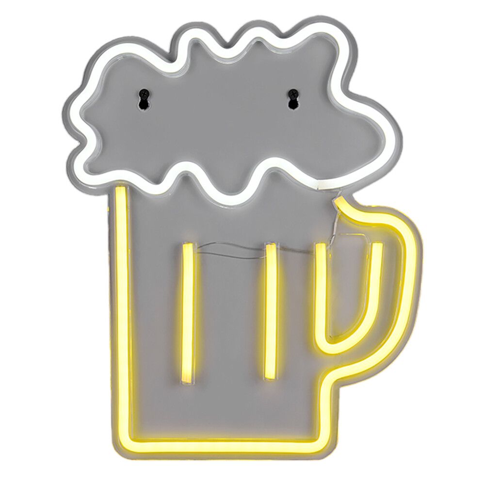 Neonkyltti Trio Beer 29,5 x 36 cm